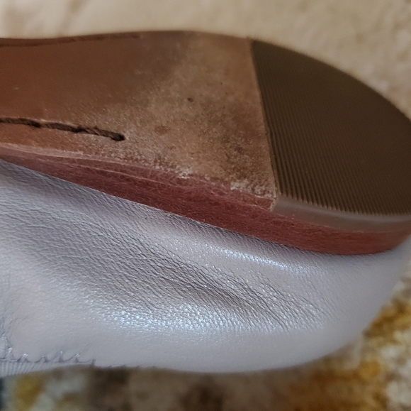 Tory Burch Caroline 2 ballet flats ~ Grey size 7 - Picture 8 of 16